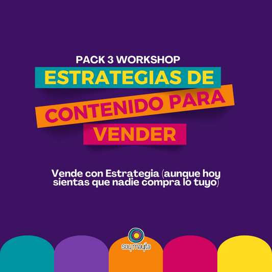 🎯 PACK DE WORKSHOPS Vende con Estrategia (Aunque Hoy Sientas Que Nadie Quiere Comprarte)